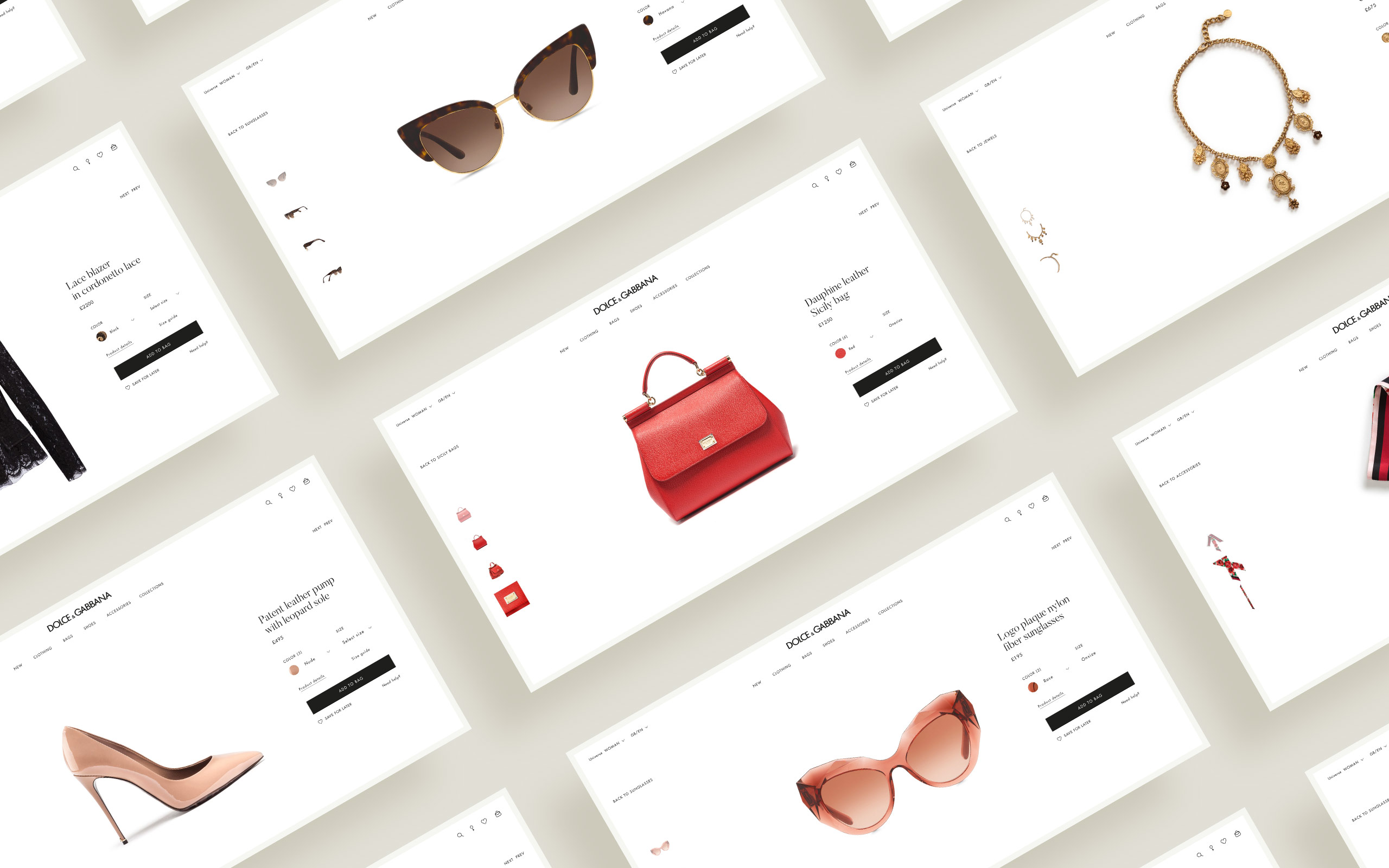 Dolce & Gabbana online boutique product page detail