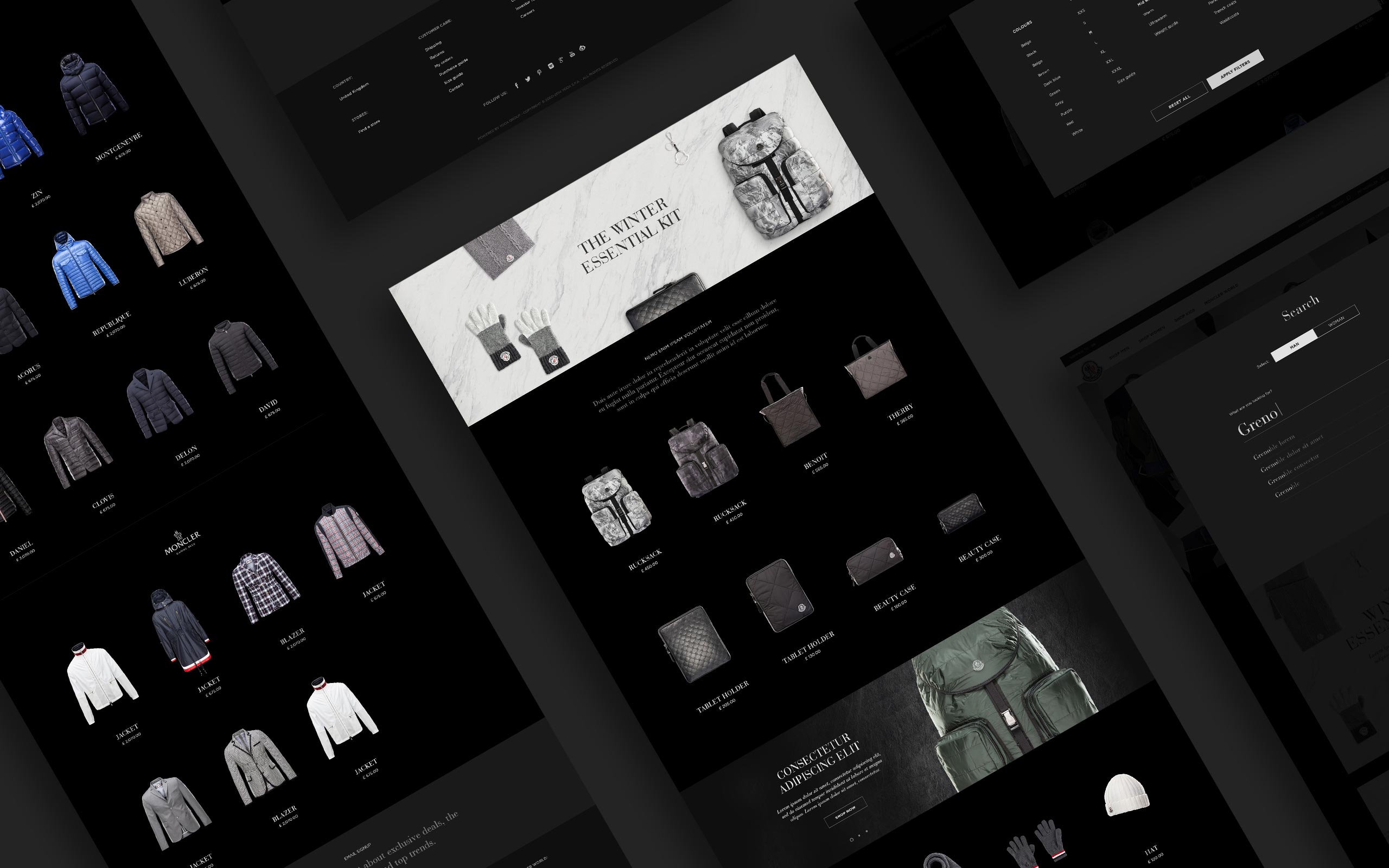 Moncler online store from boutique to online store seamlessly